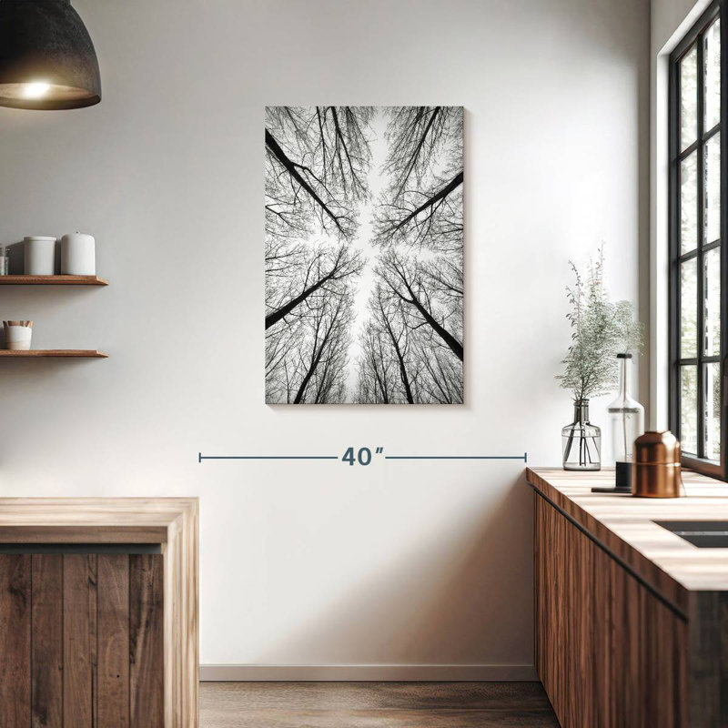Harnek Monochrome Bare Trees, 36" H x 24" W