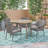 Elifsu 4 - Person Wicker Patio Dining Set with Round Table-32484448