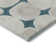 Premium Machine Washable Prisco Teal Rug