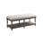 Martha Stewart Highland Tufted Accent Bench with Shelf