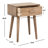 Modern Dayawati Nightstand –Stylish Pine Wood Scandinavian Accent Table with Storage for Bedroom Use-174148332