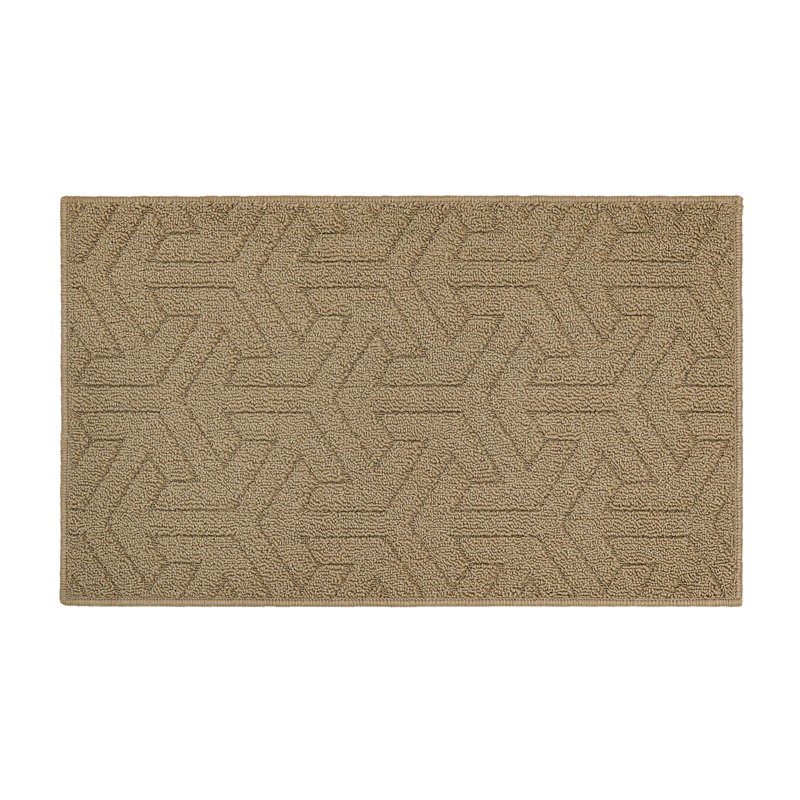 Paillasson intérieur antidérapant, L 20 po x L 32 po, Beige
