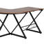 Hutsonville Teakwood Laminate L-Shape Computer Desk with Pull-Out Keyboard Tray