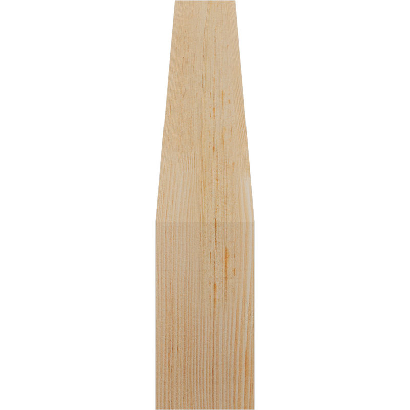 Attelle de genou olympique, Sapin de Douglas, H 18 po x l 3,5 po x P 14 po, Attelle lisse