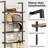 72''H X 23.5''W 6 Tier Ladder Bookcase-1837547730