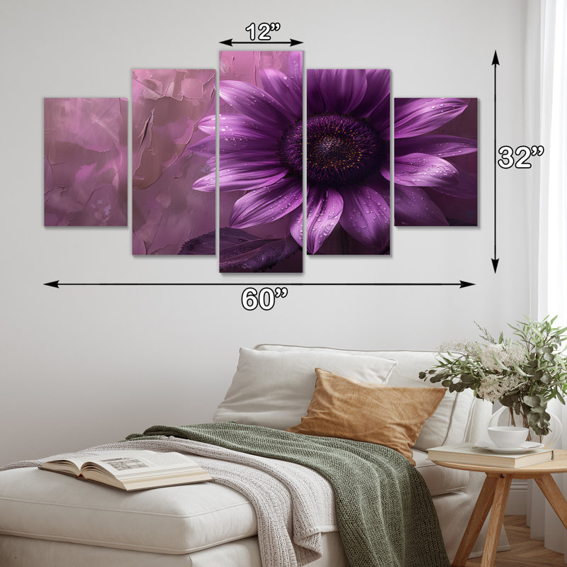Adel - Sunflowers Wall Decor Set