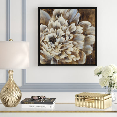 « open fleur ii », peinture sur toile