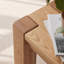 Banc en bois massif Burlywood