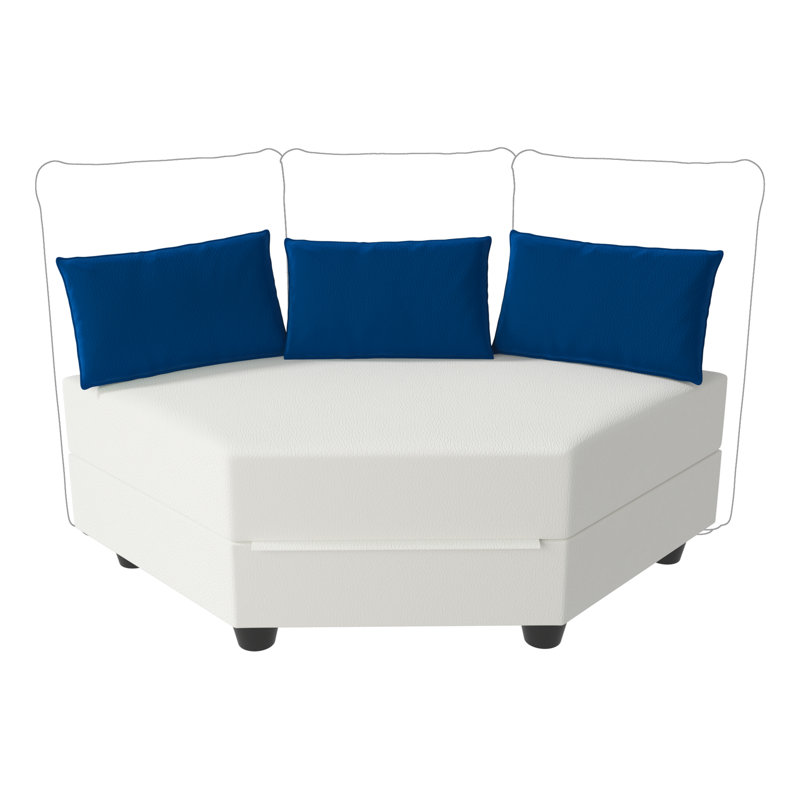 Repose-pieds Libaan, Velours beige