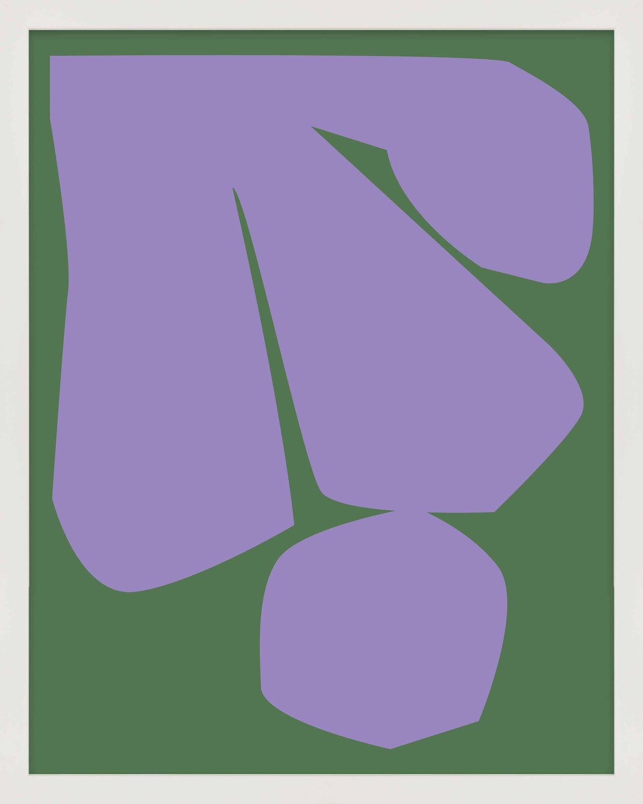 Barr "Element 2" Print by Michael Kempen, 50" H x 40" W x 1.25" D, White