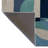 Blue-Themed Geometric Shape Patterned Creative Modern Decorative Rug-1856851204