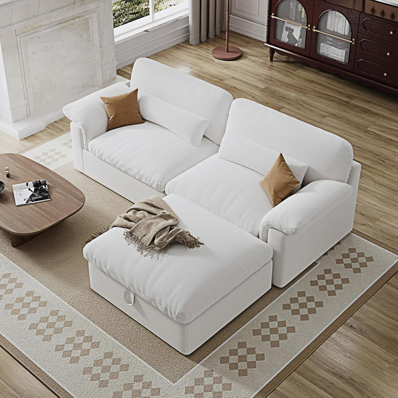 Canapé modulaire Cloud avec coussins en duvet