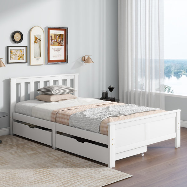 Mack + Milo Petterson Kids Single (3') Bed with Drawers & Reviews ...