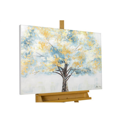 Hand -painted acrylic painting Blooming Giant