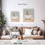 Impression sur toile, girafe et baignoire-532701434