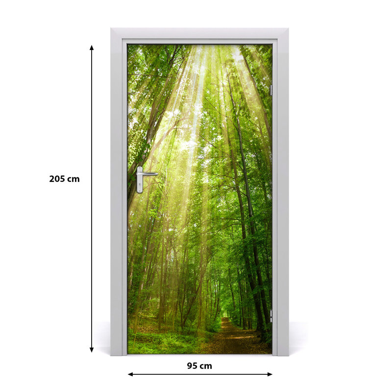 Way In Forest Door Decal