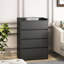 Commode 4 tiroirs, commode sans poignée, commode-1854398298