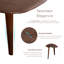 Table de salle à manger extensible Rozella