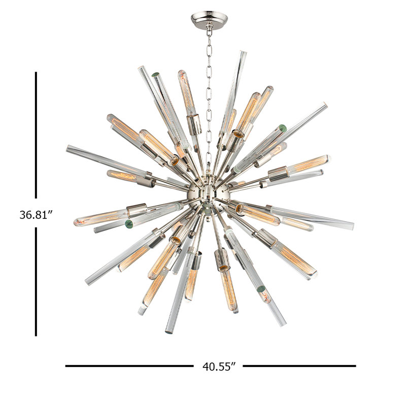 Lustre sphérique spoutnik 24 lumières Nunes