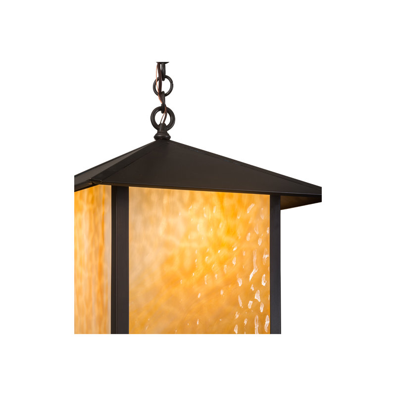 Luminaire suspendu rectangulaire 1 lumières lanterne Seneca Prime