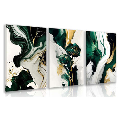 3 Piece Wrapped Canvas Wall Art