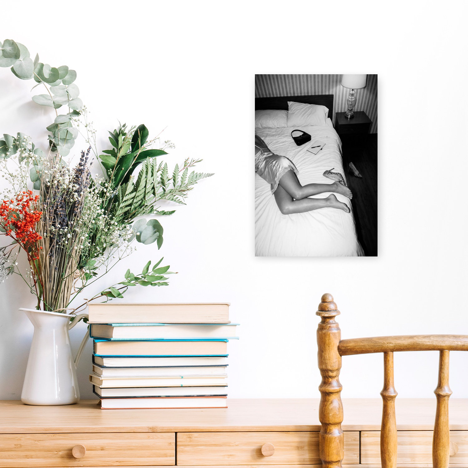 Curated visual reference: Picture Idea: George Oliver The Hotel Room Abstract Contemporary Wall Art