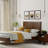 Aydelis Mid-Century Modern Solid Wood Low Profile Platform Bed with Headboard-82621195-82621197