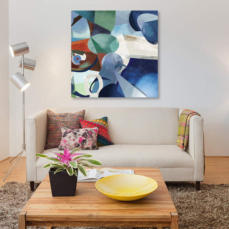 «Prism II», impression sur toile, H 12 po x l 12 po x P 1,5 po, Pas de tapis, Toile tendue