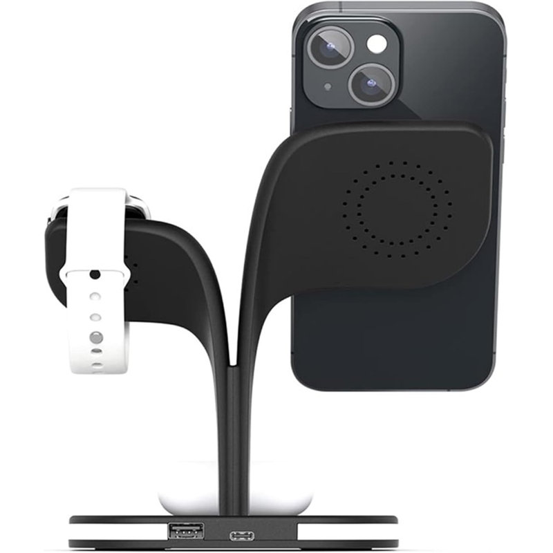 Station de charge rapide 5 en 1 Trexonic en noir