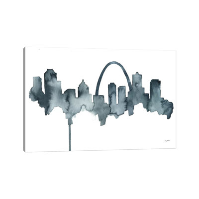 " St Louis Skyline " by Kelsey McNatt Painting Print
