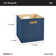 Decorative 6 Cube Bookcase With Fabric Bins