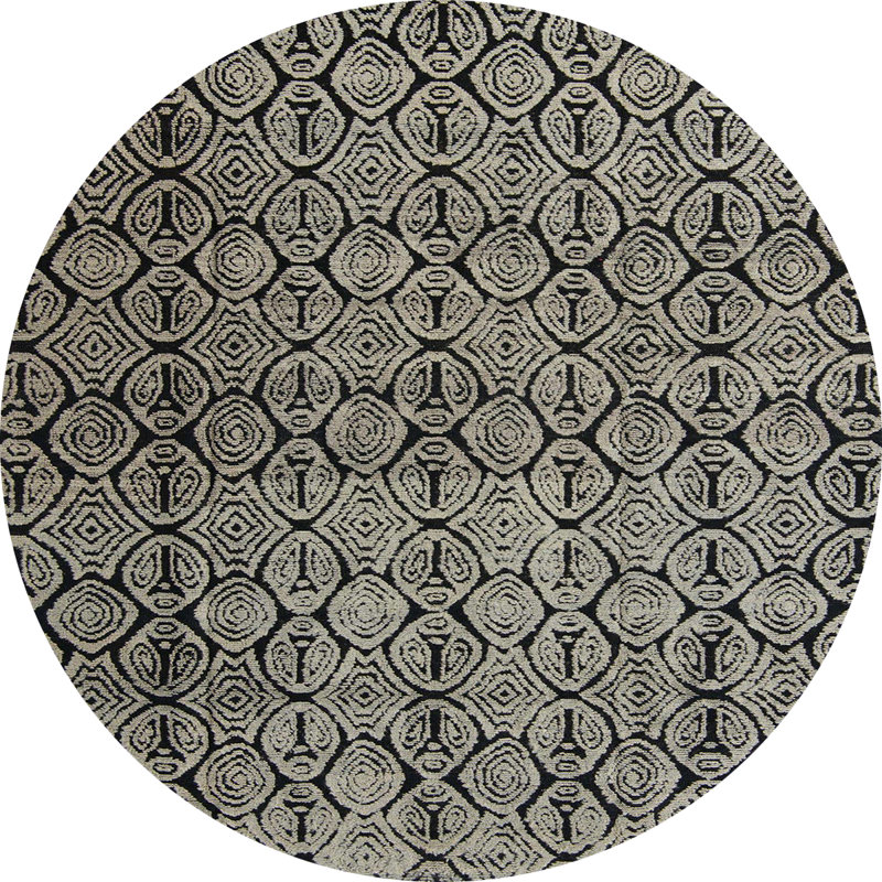 Wakita Abstract Indoor Rug, Round 3'