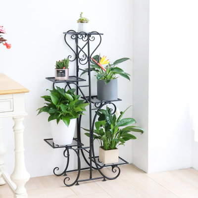 Secrist Solid Wood Plant Stand 5 Tier