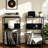 Record Player Stand with Charging Station, 3 Tier Side Table Holds 100 Vinyl-701666514