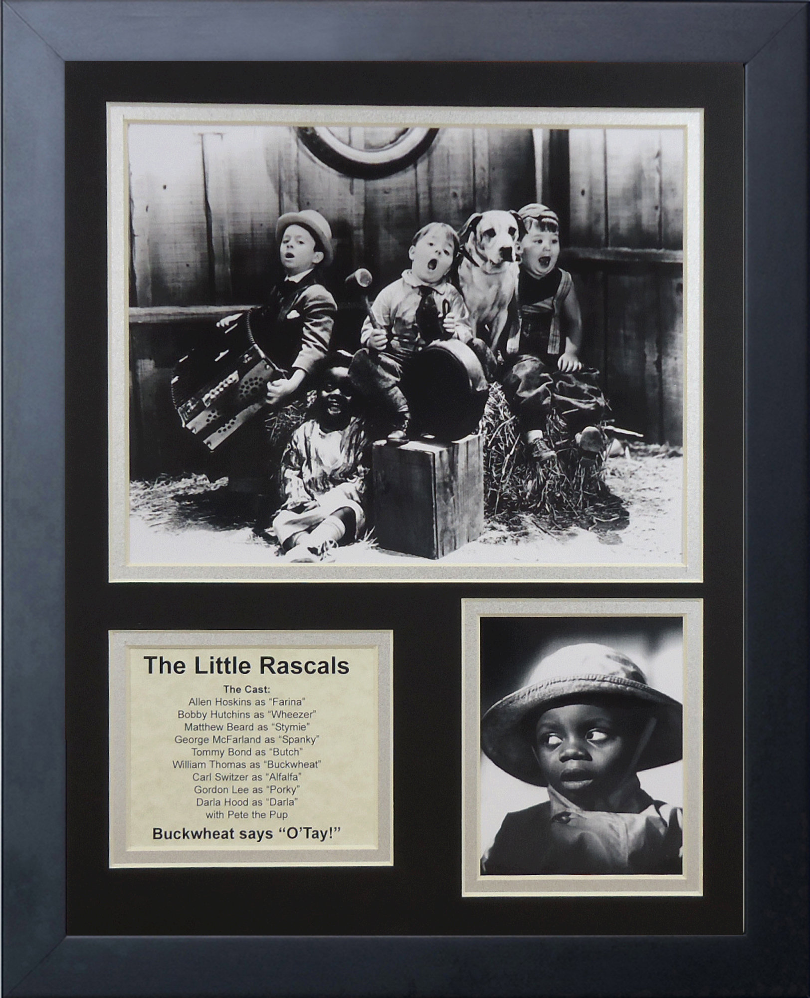 Lottle Rascal Frame Legends Never Die The Little Rascals Framed Memorabilia | Wayfair