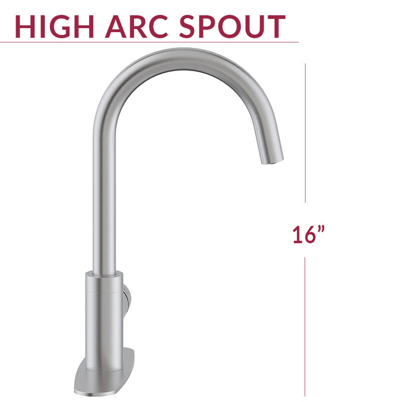 3 in 1 Kitchen Faucet with Instant Hot Water Tank and Water Filter System, Stainless Steel