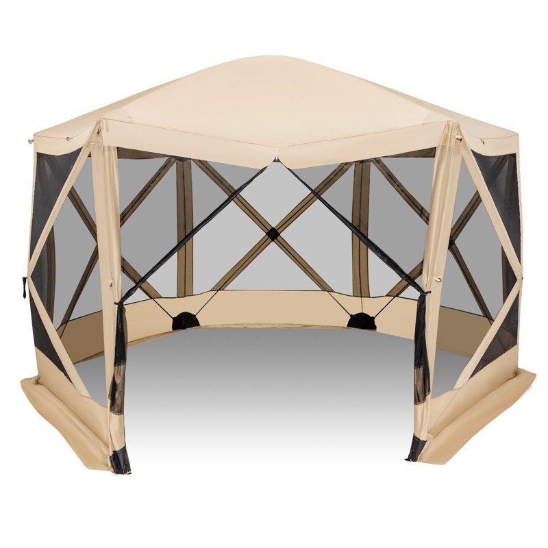 Calep 8 Person Tent, Brown