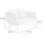 Outdoor Sofa 64.17'' Wide Rectangle Loveseat with Cushions
