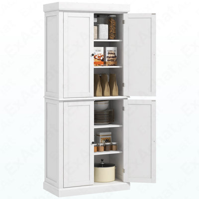 Garde-manger autoportant 72,5 po - 4 portes et tablettes réglables personnalisables