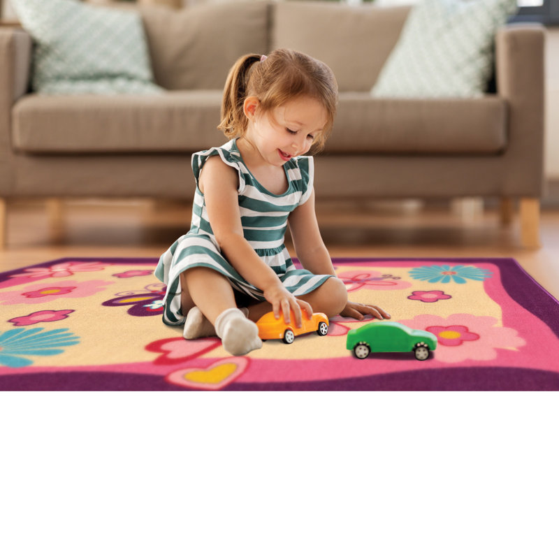 Paquet de 4 tapis de 47,2 po x 31,5 po Excello Global Products (route, alphabet, fleur, sport)