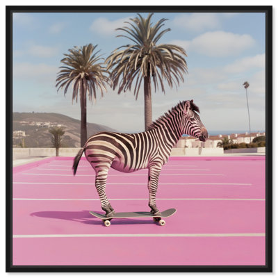 «Zebra Skate Canvas Pop Art Prints» par Art Remedy