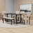 Caziah 6 - Person Solid Wood Top Trestle Base Dining Set-2101913148-2101913139-2101913138