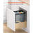 Wood Pullout Trash Can for Kitchen Cabinets, 35 QT Garbage Waste Recycling Bin, Under Mount Waste Container, Door Kit, Under Counter, Featuring Heavy-Duty Metal Soft Close Sliding System