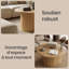 Table basse 31,5 po Mid-Century