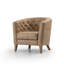 Fauteuil capitonné en nubuck de l 31,5 po Larnakas