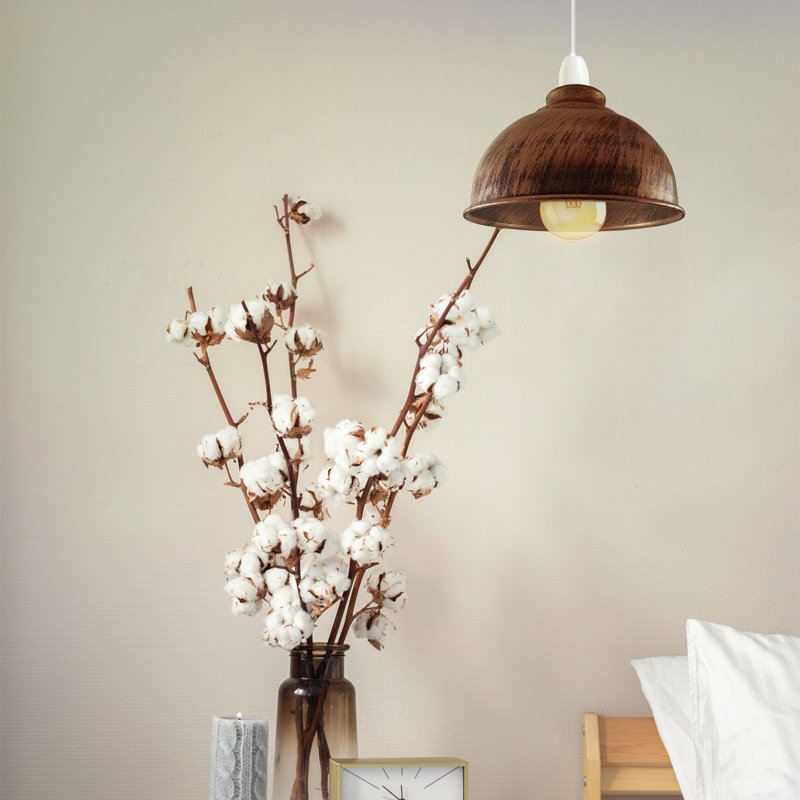 10cm H Metal Lamp Shade ( Uno ), Brushed Copper
