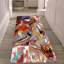 Grand tapis moelleux à poils doux avec motif floral traditionnel et de feuilles dans les tons pour le salon, la chambre et le bureau-54787668
