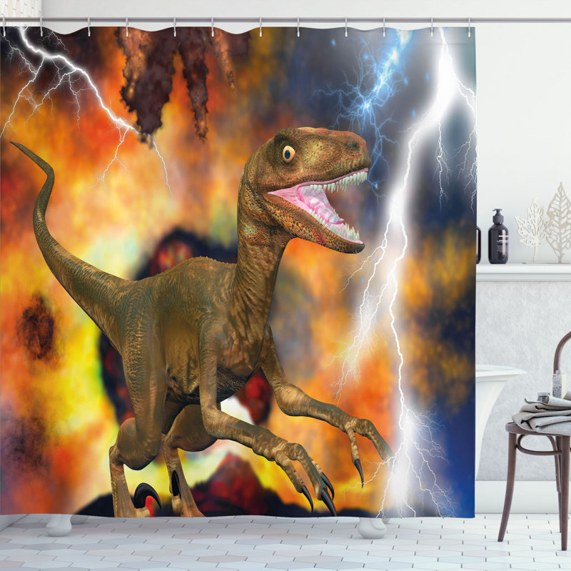 Shower Curtain with Hooks Included, 75"H x 69"W