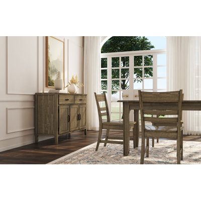 Ghia Solid Wood Top Dining Set