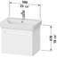 Meuble-lavabo simple 25,63 po Duravit No.1-88313850